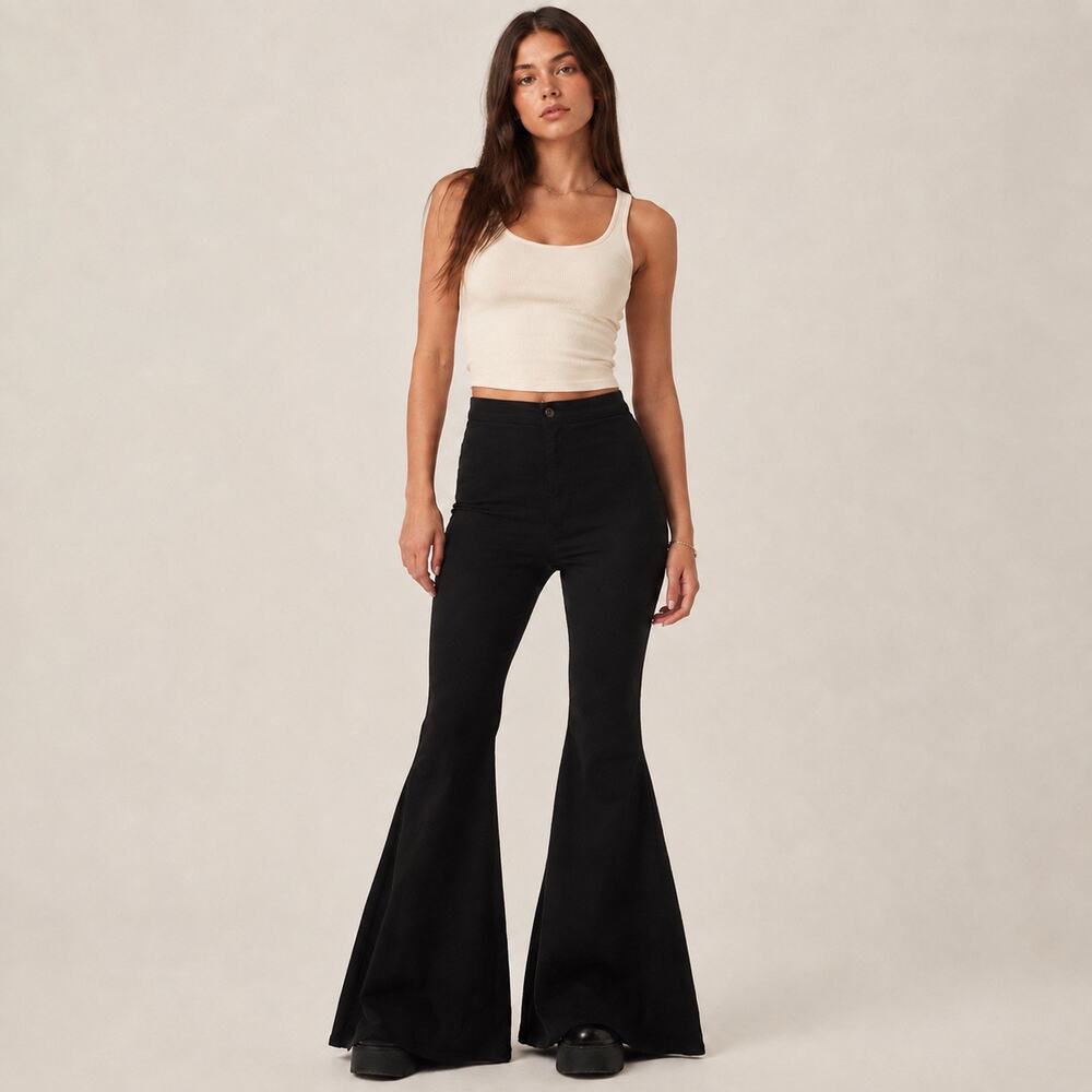 High Rise Midnight Disco Super Flare Jeans